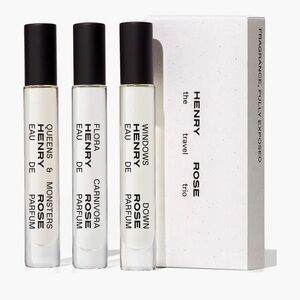 HENRY ROSE The Travel Trio Flora Carnivora Queens & Monsters… - .27 oz x 3 NIB